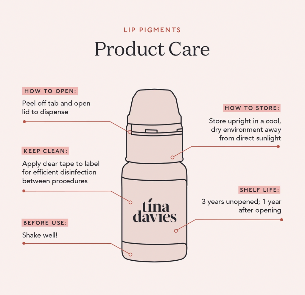 TINA DAVIES I 💋 INK INDIVIDUAL LIP PIGMENTS
