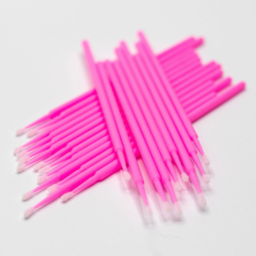 DISPOSABLE MICROFIBER BRUSH APPLICATOR (100 Pieces)